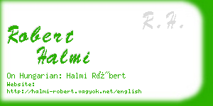robert halmi business card